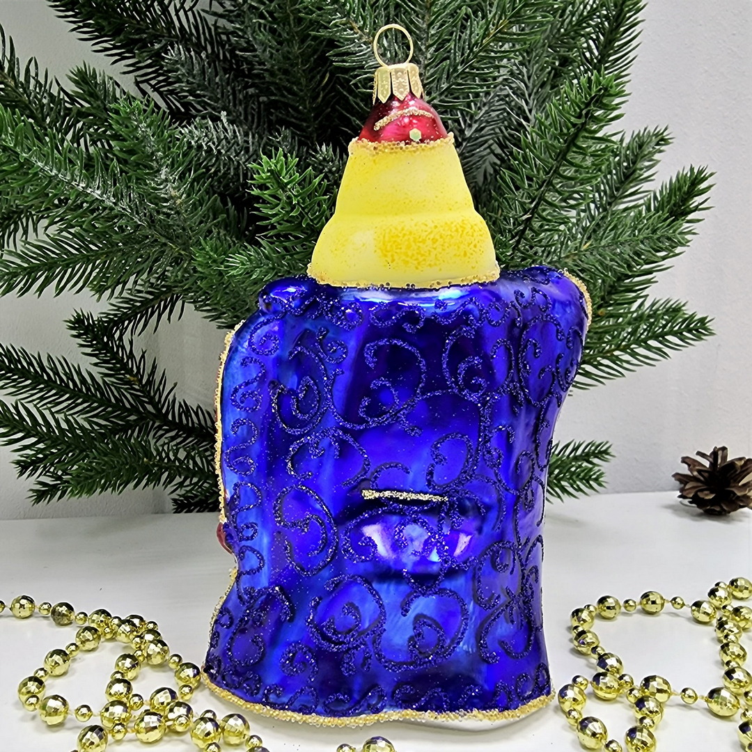 фото Стеклянная елочная игрушка Принц Лимон