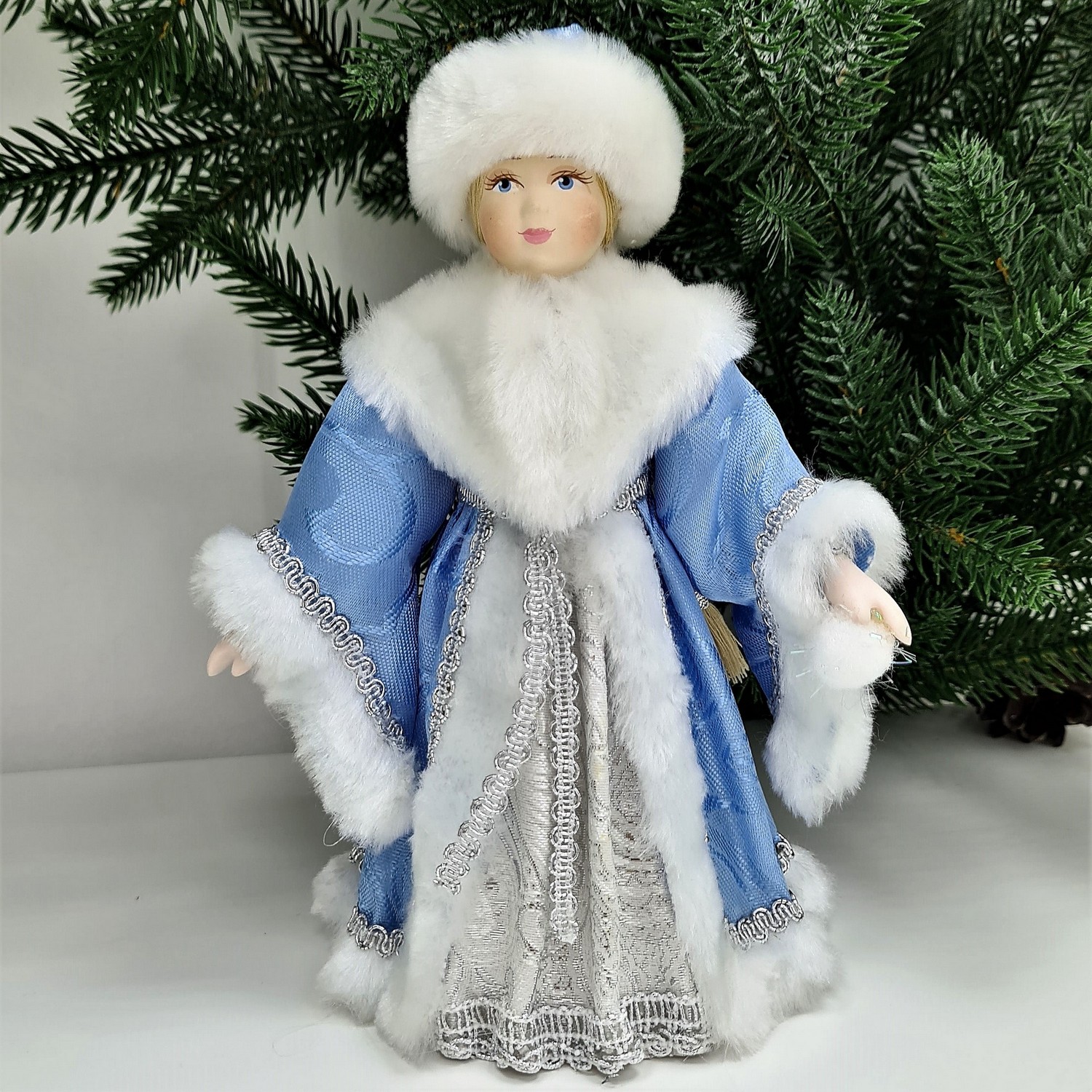 фото Кукла Снегурочка под елку 20 см