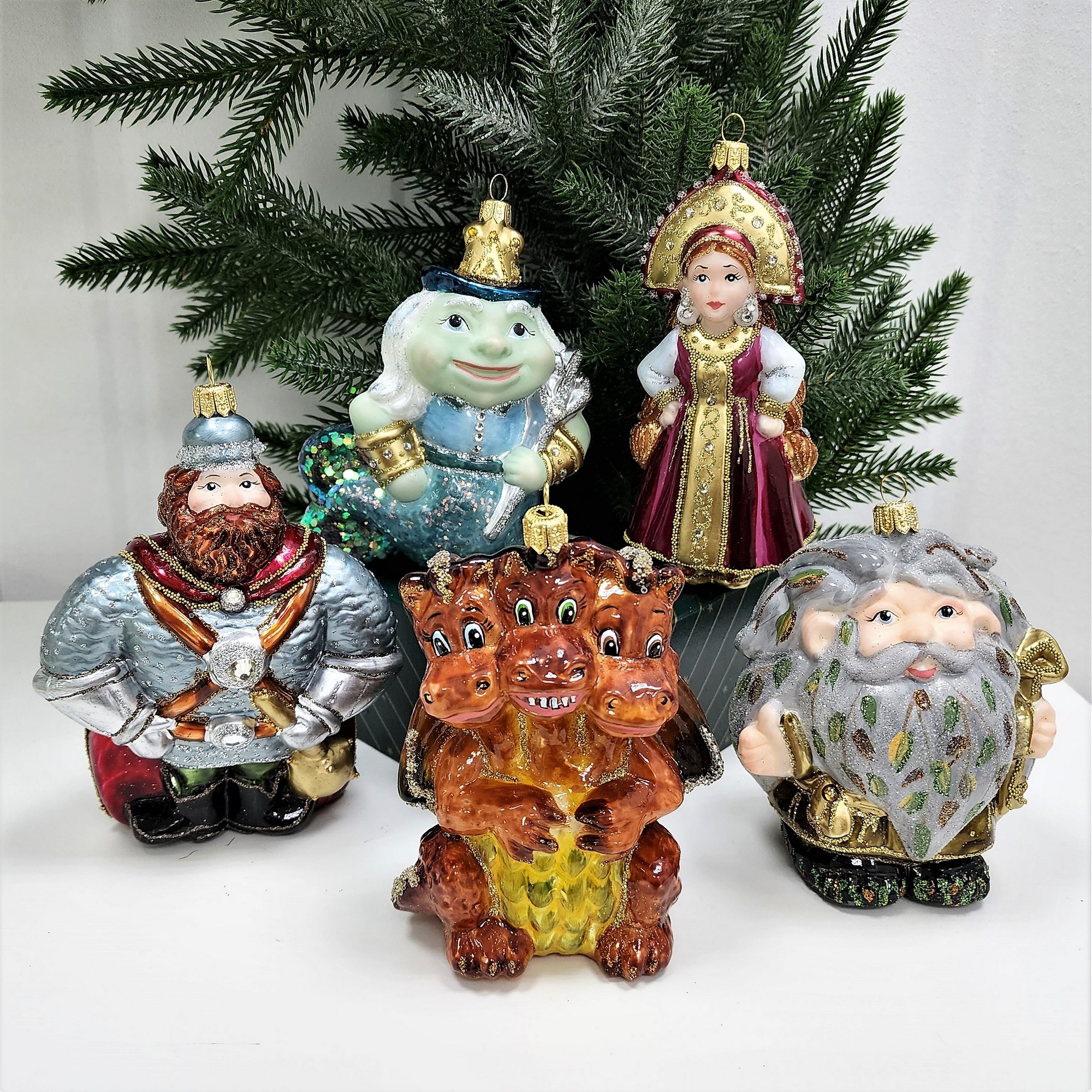 фото Набор ёлочных игрушек Лесная сказка