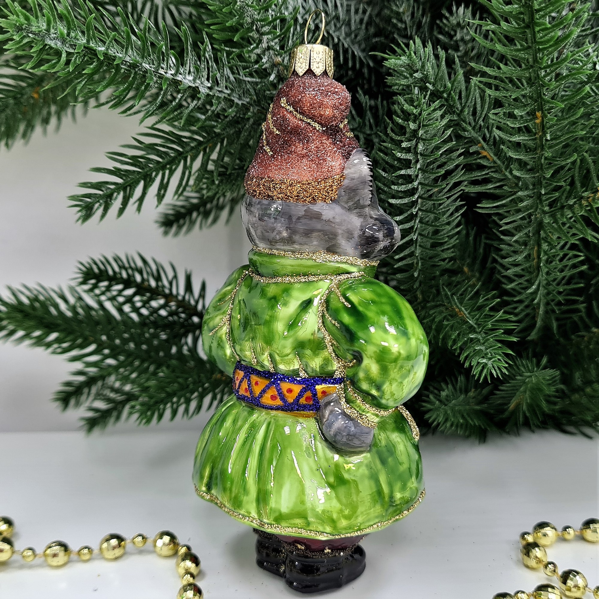 фото Irena-Co елочная игрушка, стекло Котофей