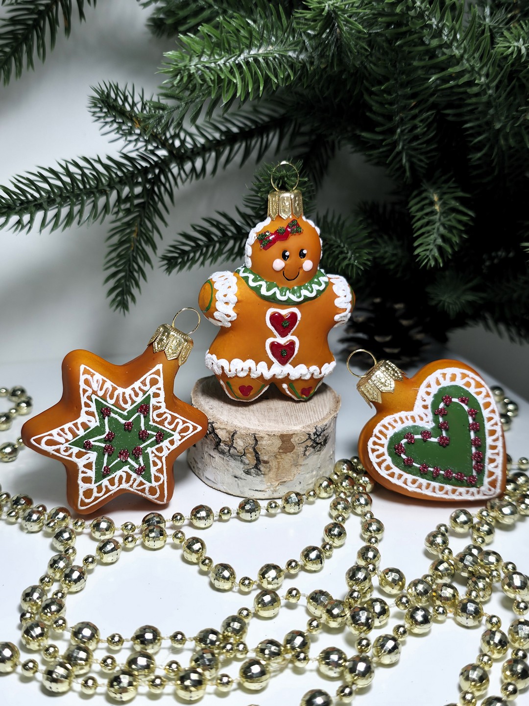 фото Набор ёлочных игрушек Три пряника