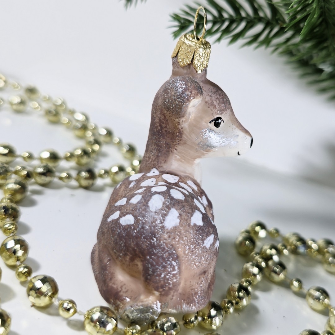 фото Irena-Co Ёлочная игрушка Олененок винтаж