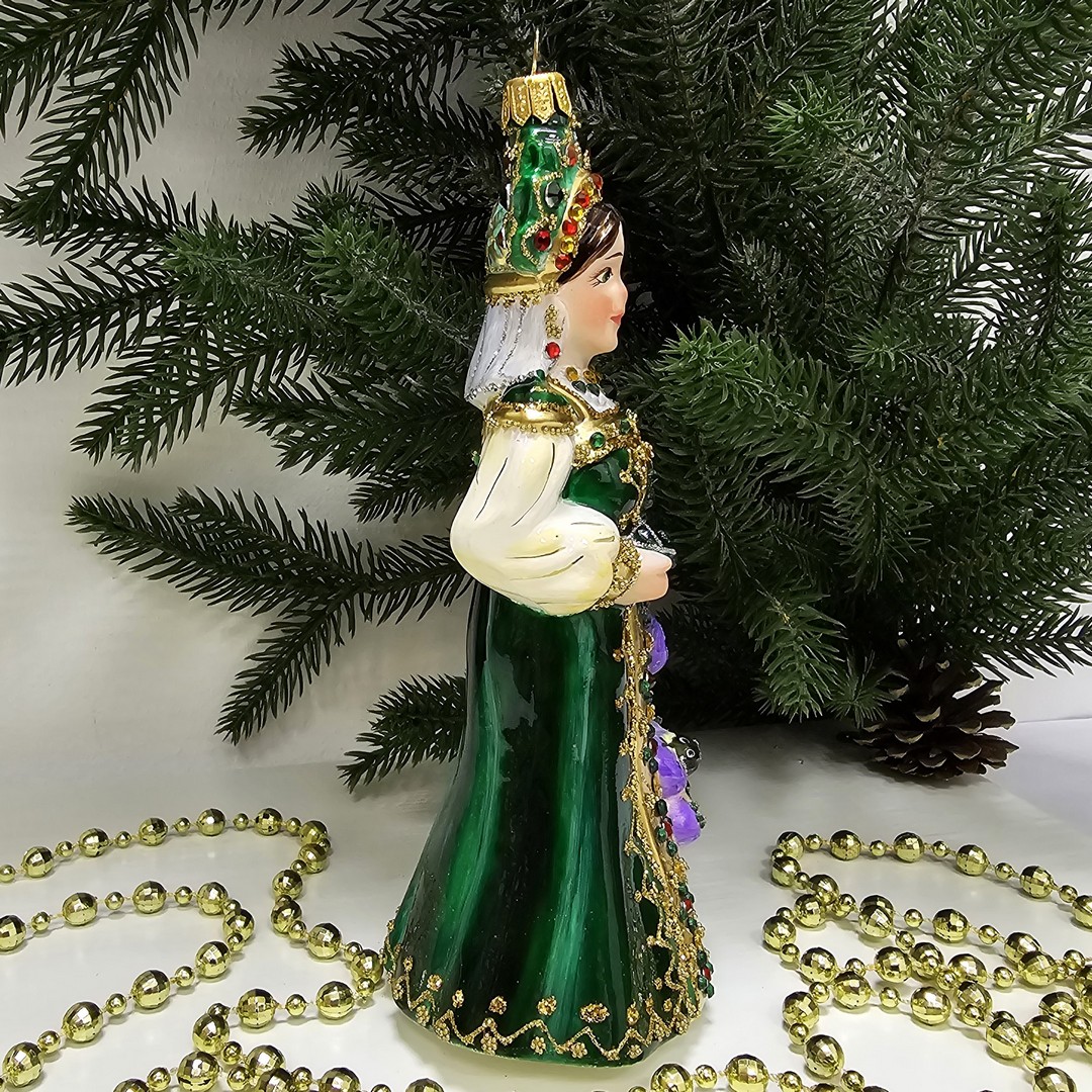 фото Стеклянная елочная игрушка Хозяйка Медной горы