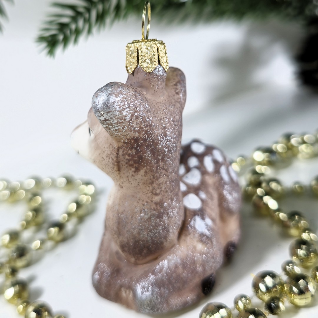 фото Irena-Co Ёлочная игрушка Олененок винтаж