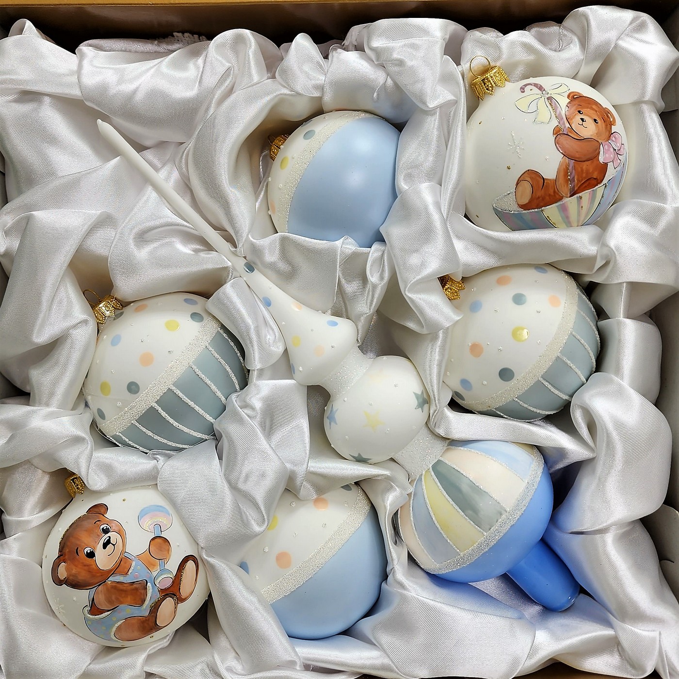 фото Набор ёлочных игрушек Бронза Детский Мальчик