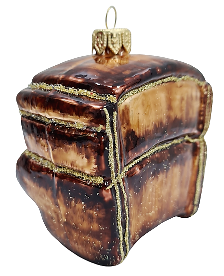 фото Стеклянная елочная игрушка Пианино