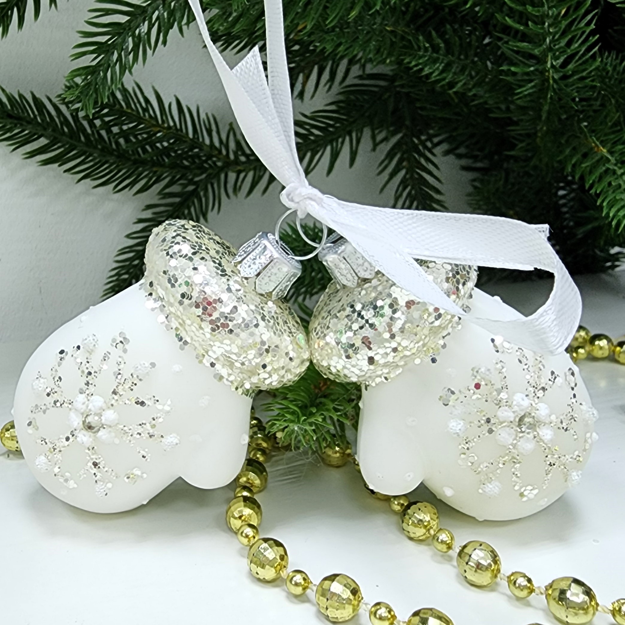 фото Набор ёлочных игрушек Две варежки