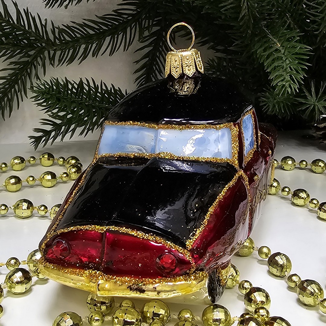 фото Стеклянная елочная игрушка Ситроен