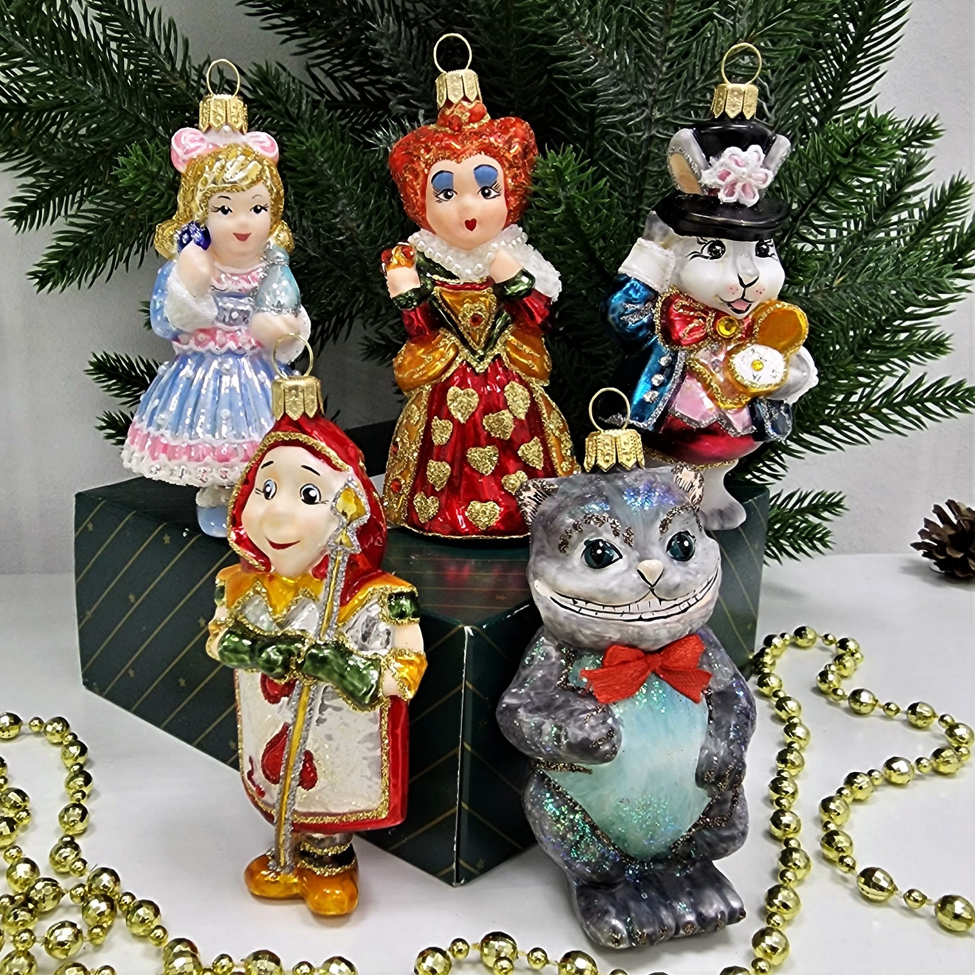фото Набор ёлочных игрушек Алиса в стране чудес