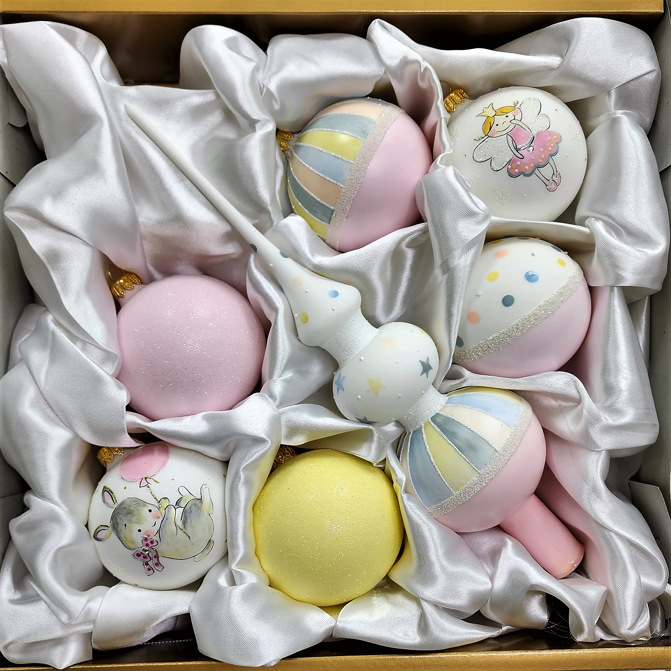 фото Набор ёлочных игрушек Бронза Детский девочка