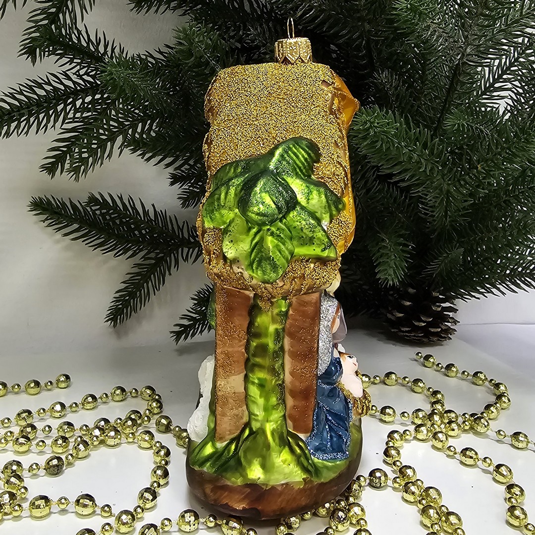 фото Стеклянная елочная игрушка Вертеп