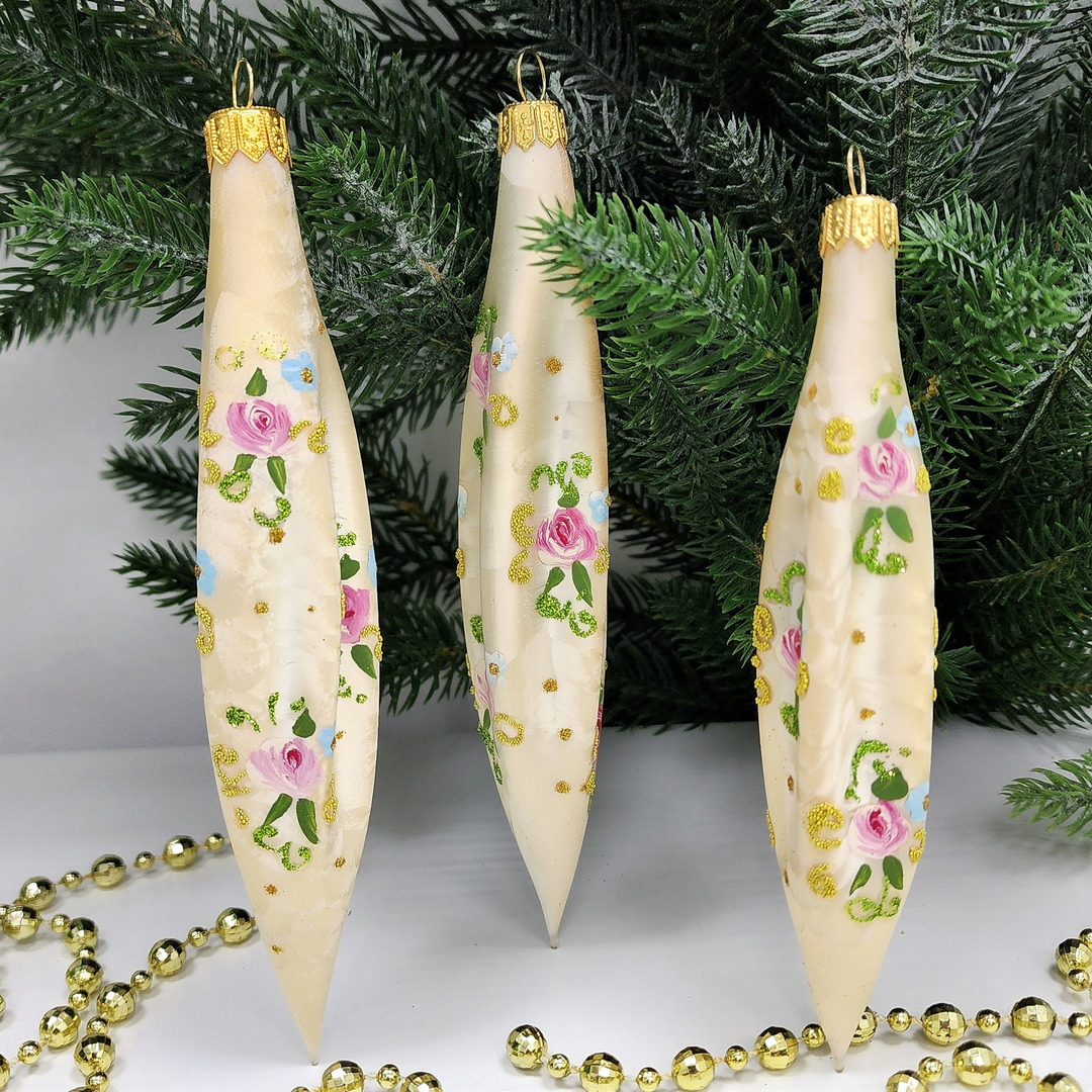 фото Набор ёлочных игрушек Три сосульки Версаль