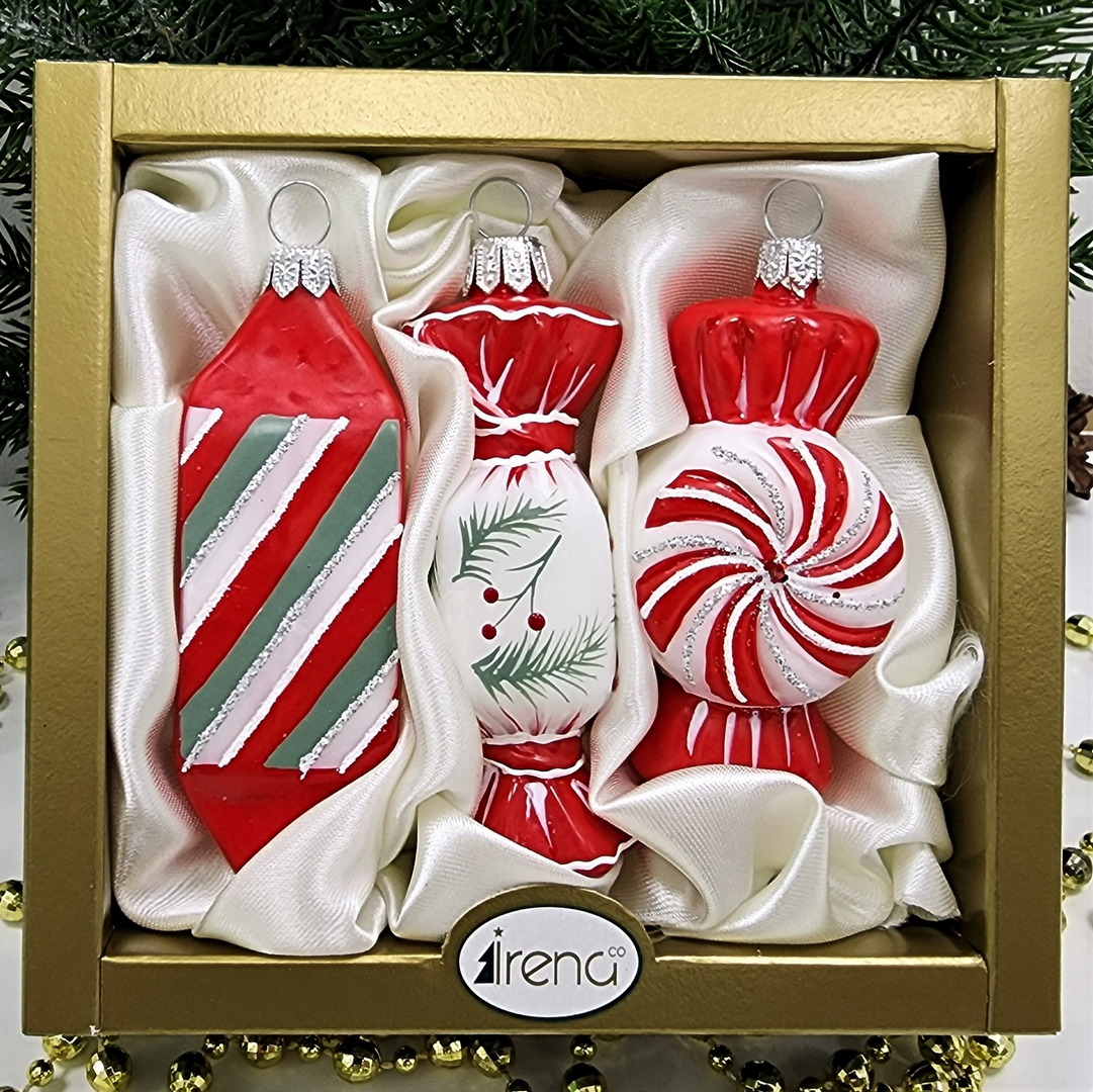 фото Набор ёлочных игрушек Три конфеты-6