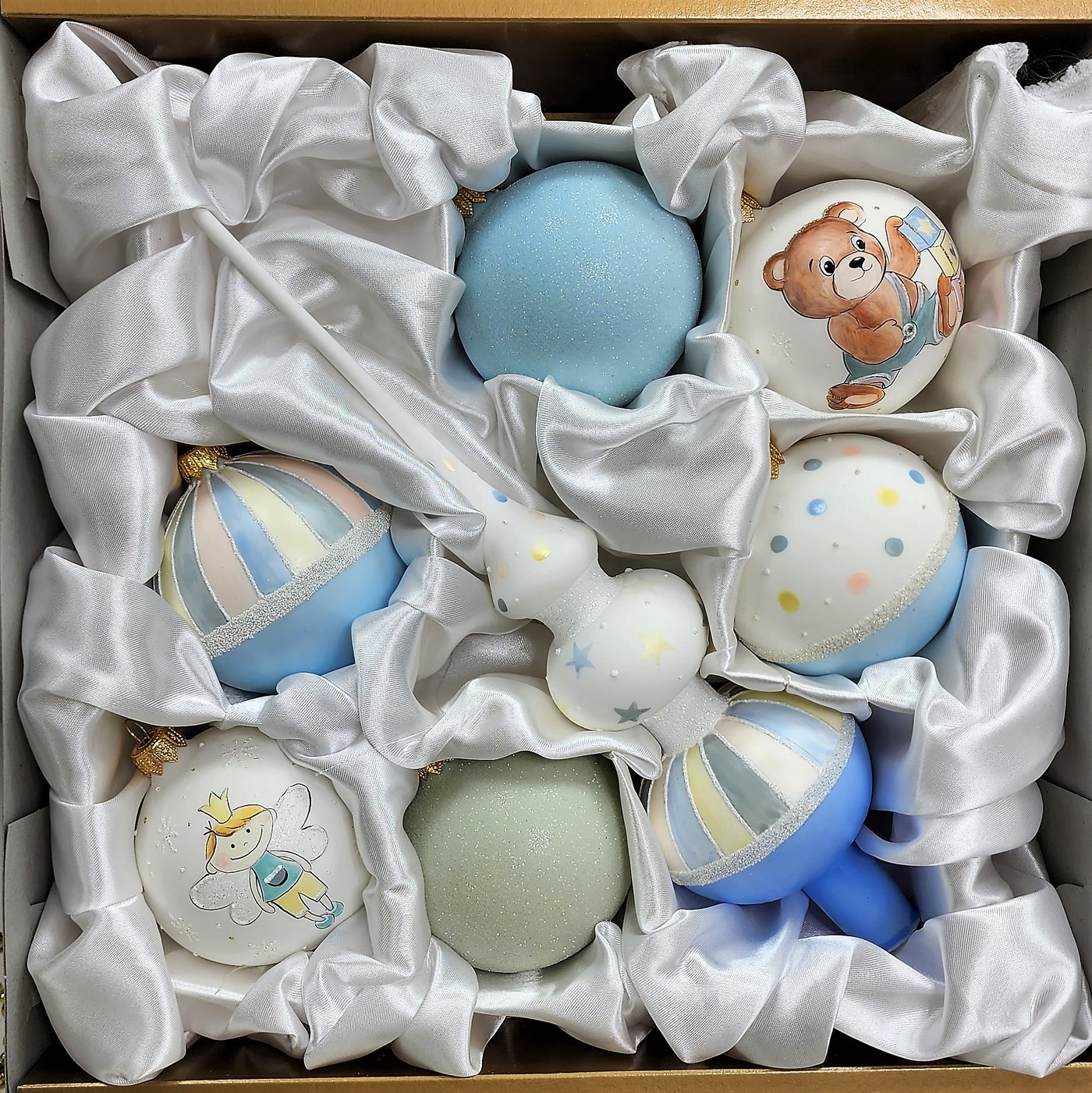 фото Набор ёлочных игрушек Бронза Детский мальчик