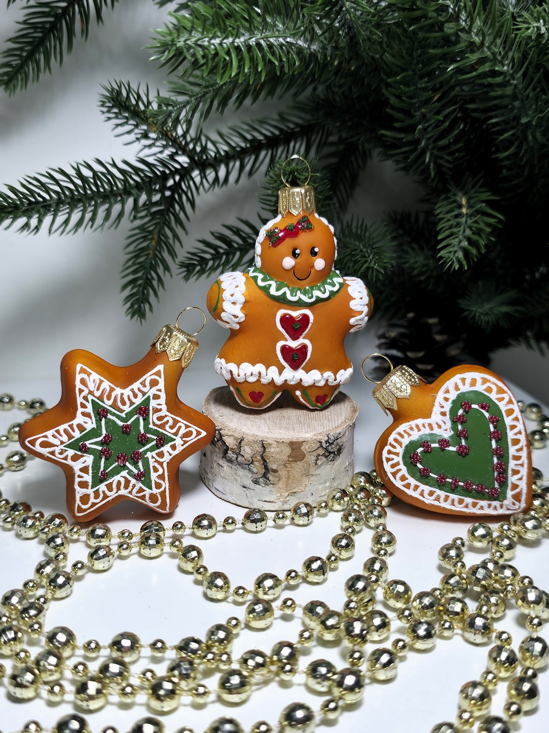 фото Набор ёлочных игрушек Три пряника