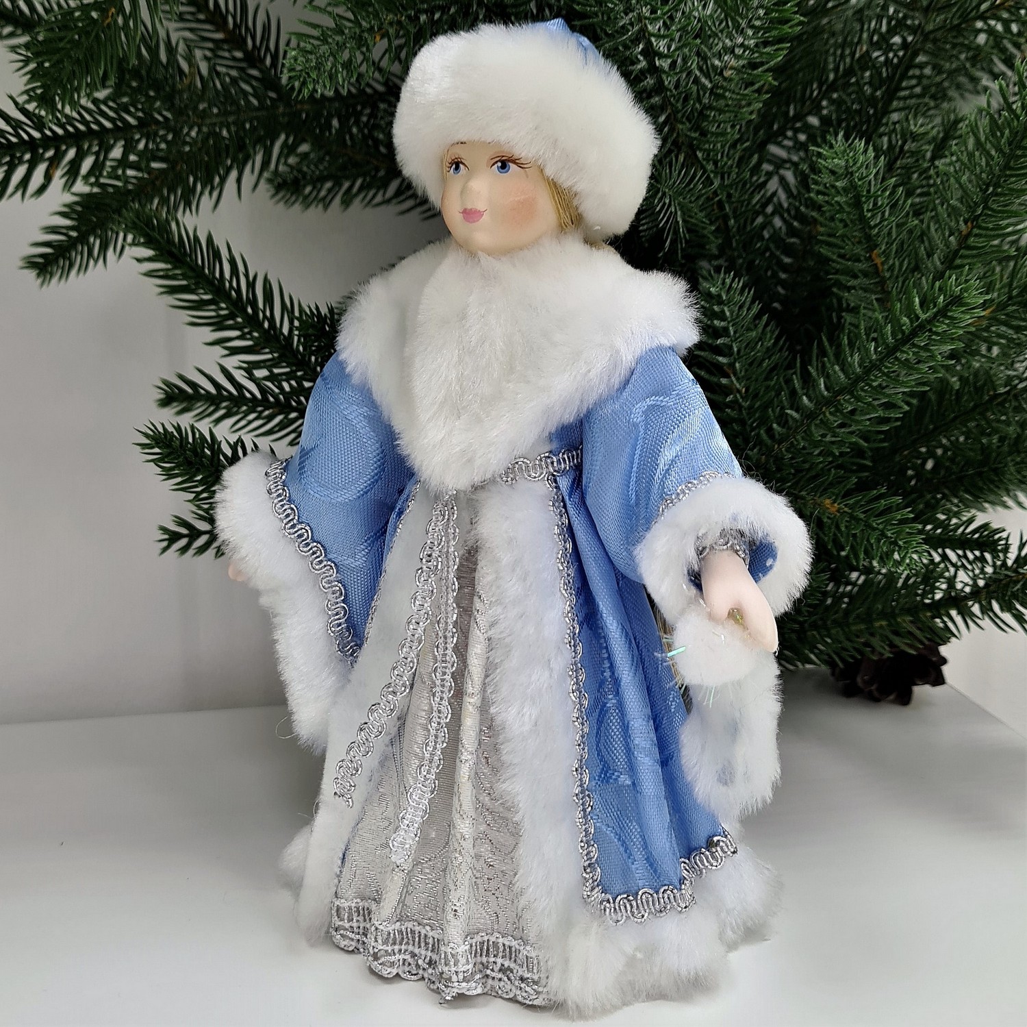 фото Кукла Снегурочка под елку 20 см