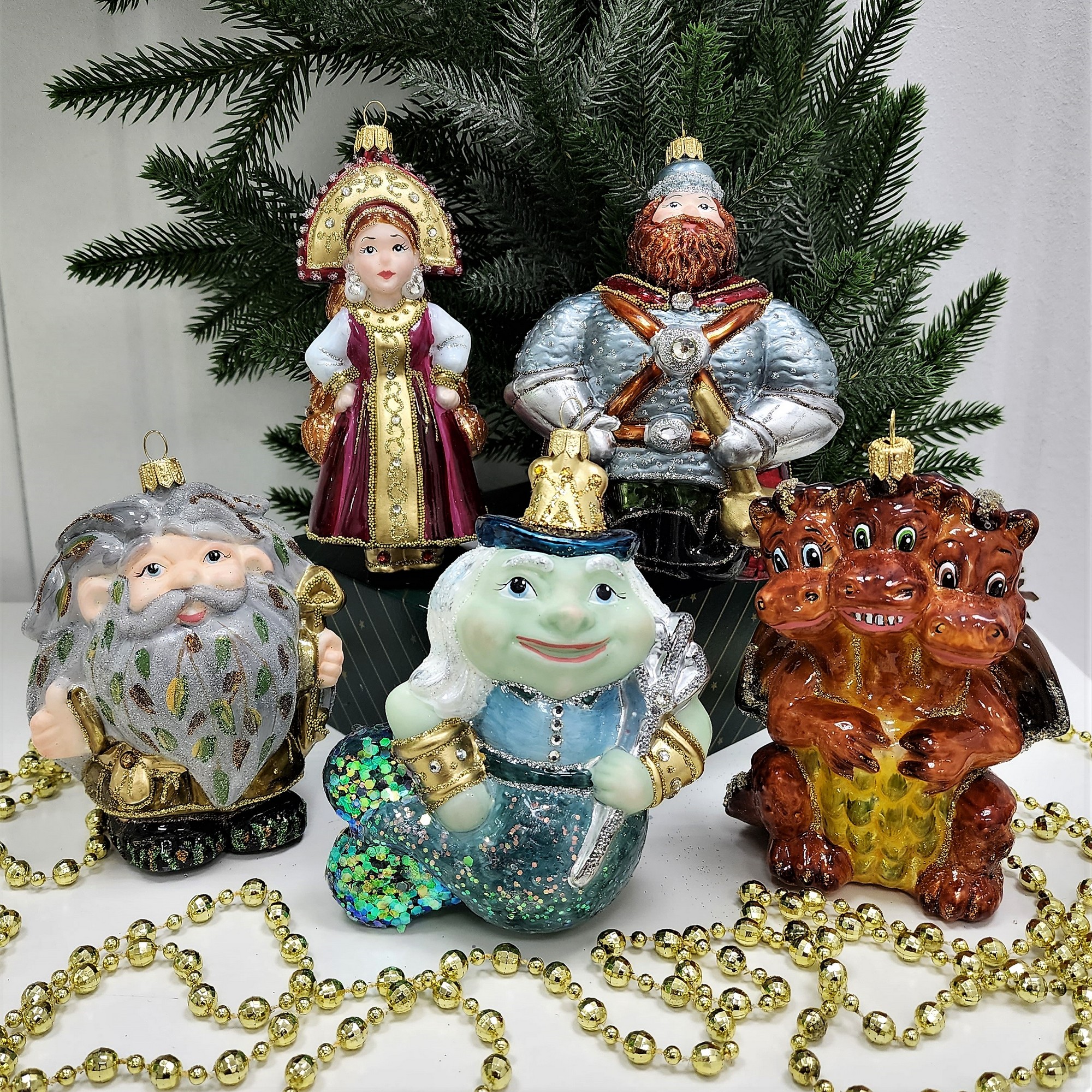 фото Набор ёлочных игрушек Лесная сказка