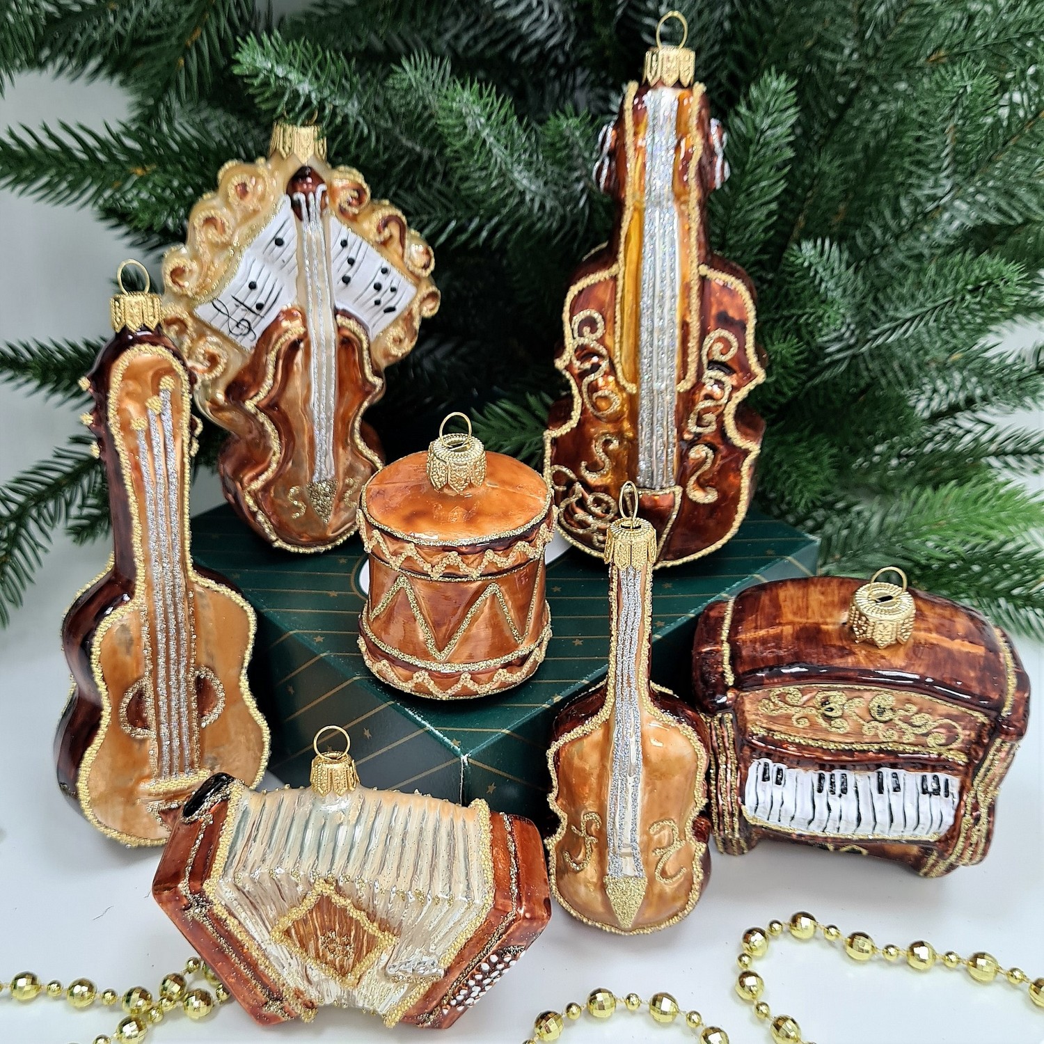 фото Набор ёлочных игрушек Музыкальные инструменты