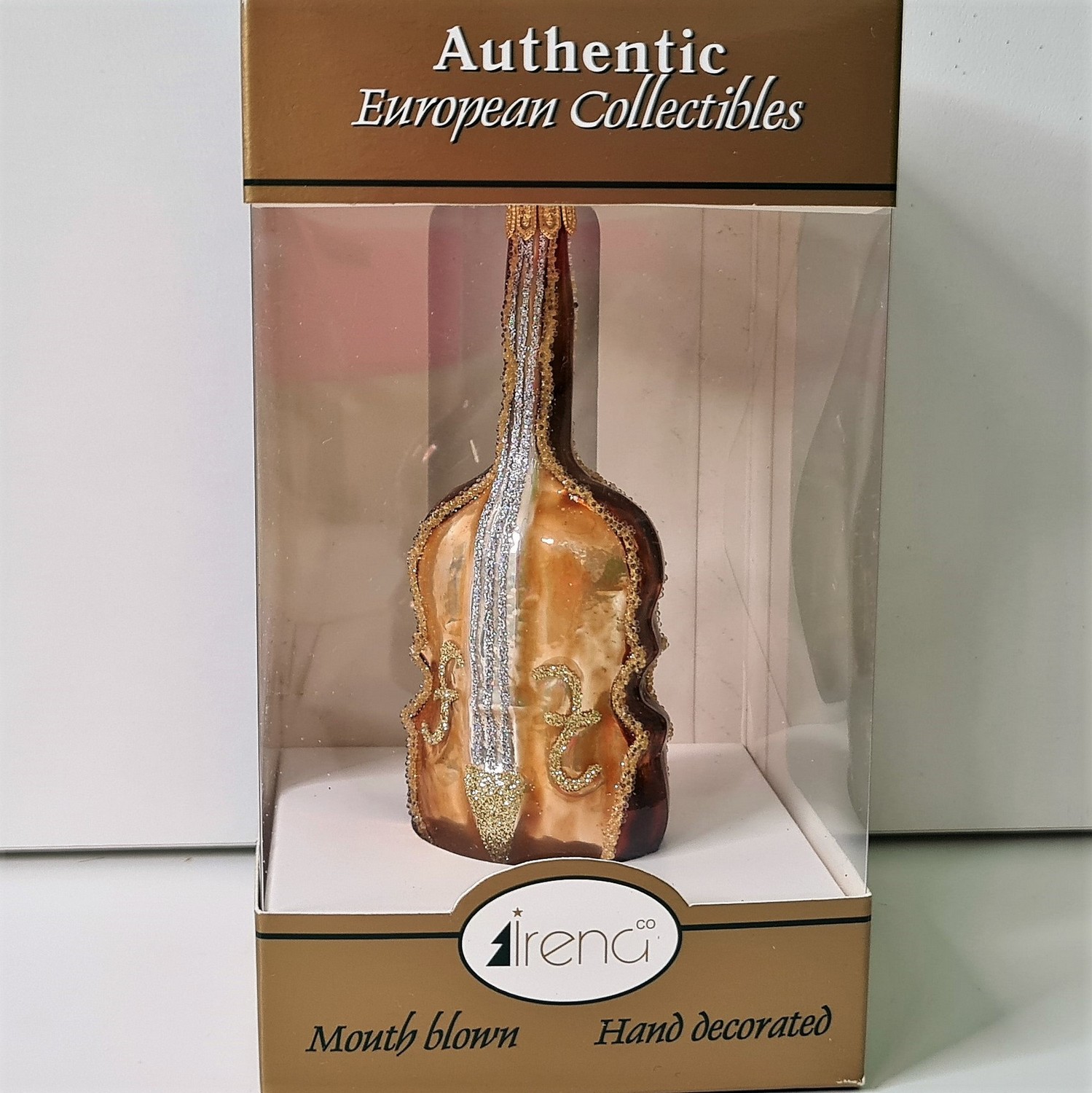 фото Стеклянная елочная игрушка Скрипка