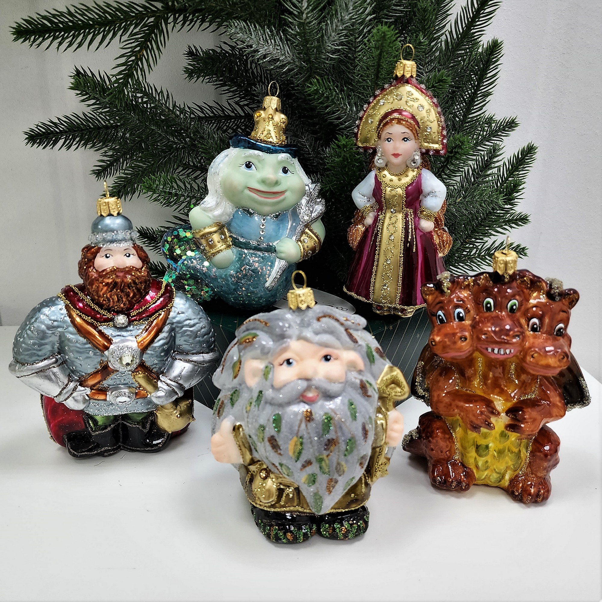 фото Набор ёлочных игрушек Лесная сказка