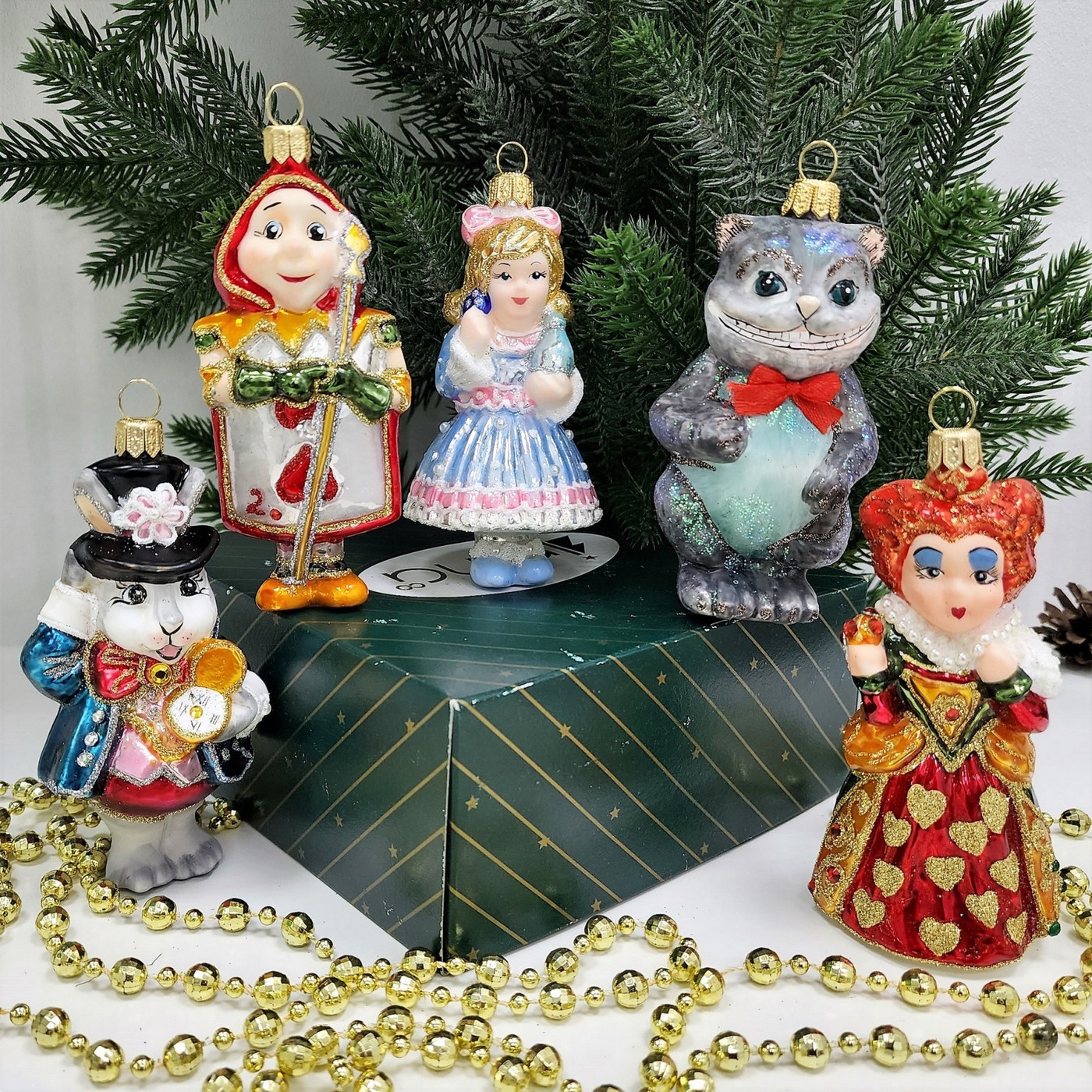 фото Набор ёлочных игрушек Алиса в стране чудес