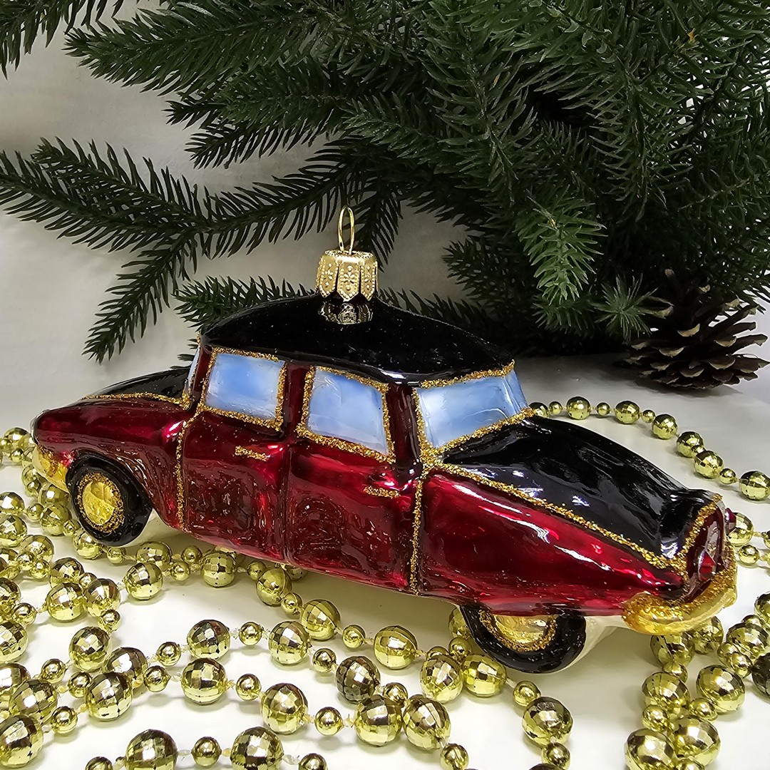 фото Стеклянная елочная игрушка Ситроен