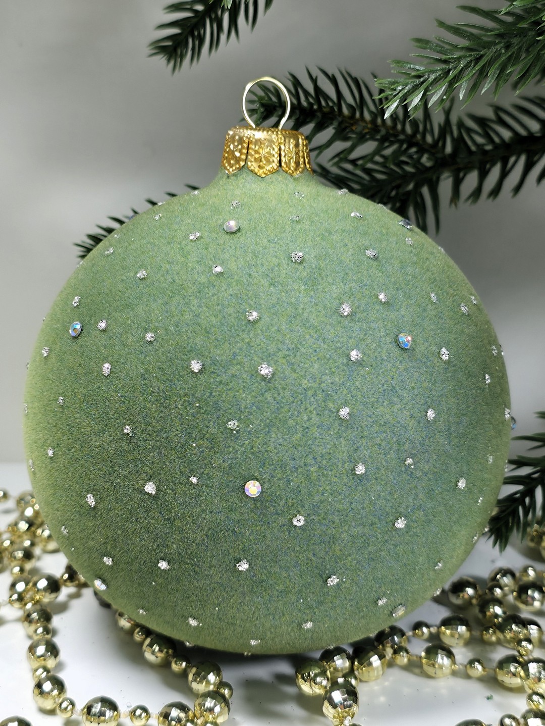 фото Стеклянный шар 100 мм №26