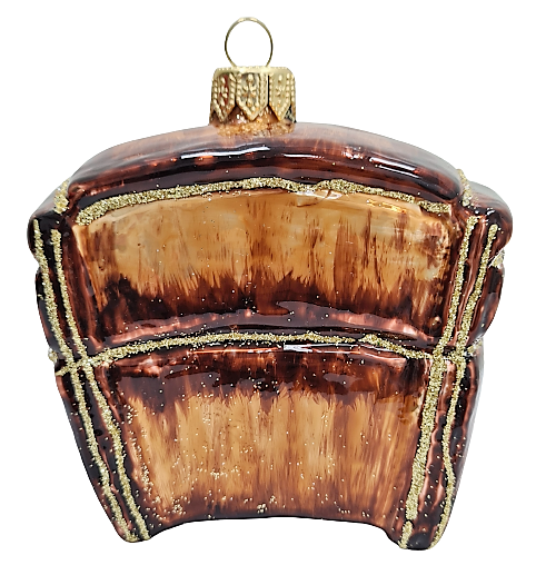 фото Стеклянная елочная игрушка Пианино