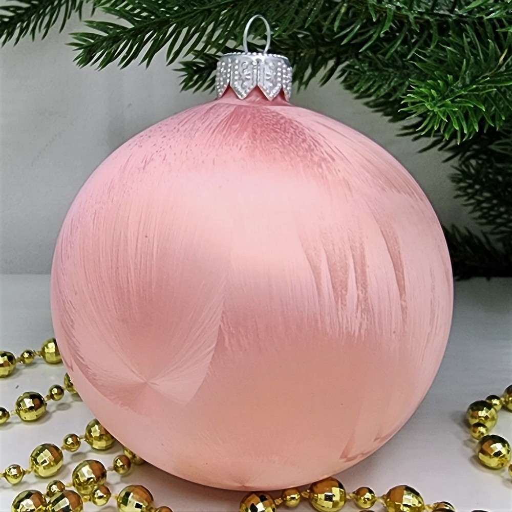 фото Стеклянный ёлочный шар Irena-Co 80 мм №31