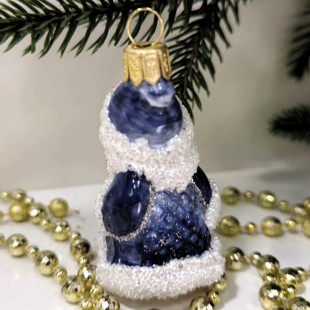 фото Стеклянная елочная игрушка Снегурочка