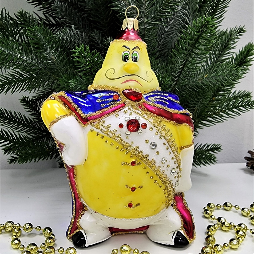 фото Стеклянная елочная игрушка Принц Лимон