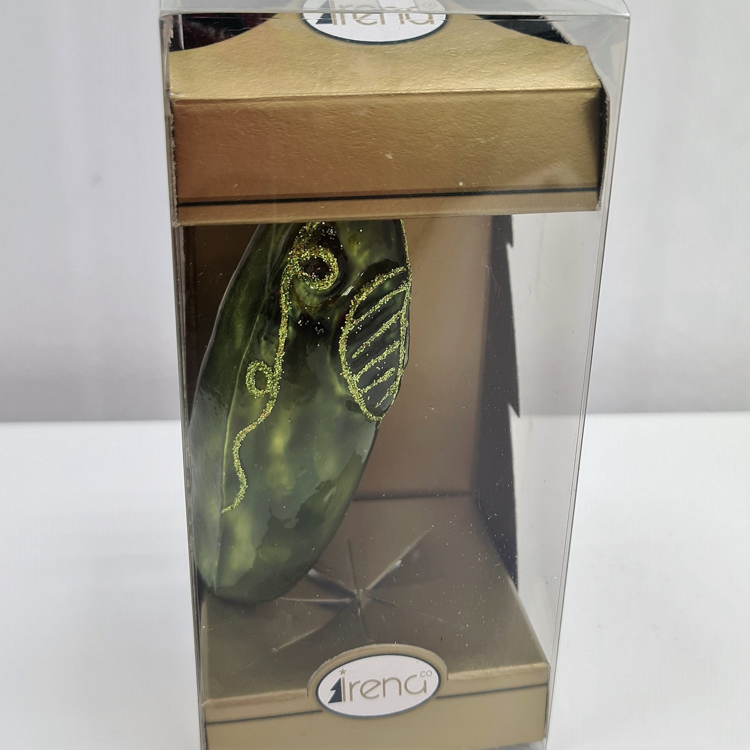 фото Стеклянная елочная игрушка Горох