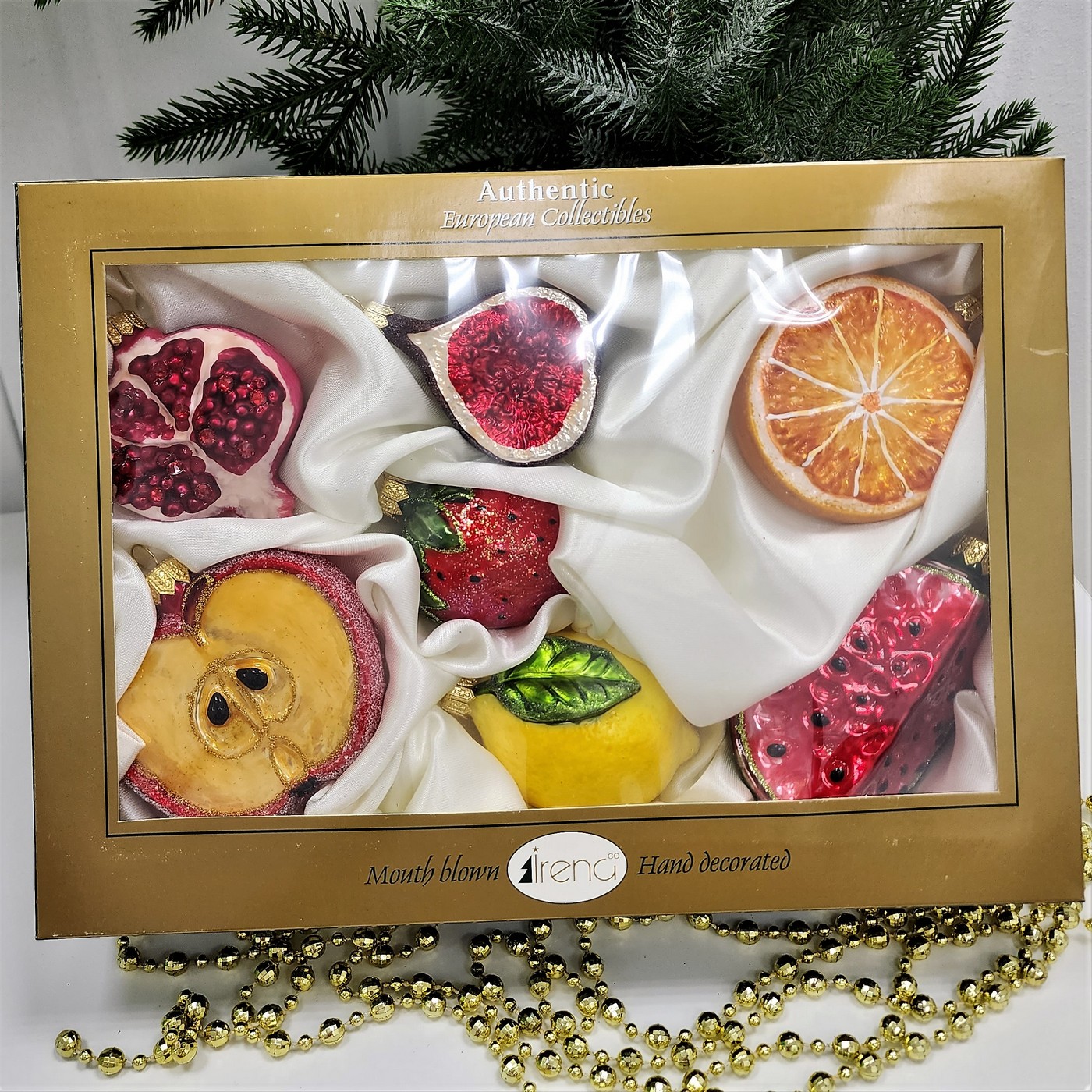 фото Набор ёлочных игрушек Фрукты-7