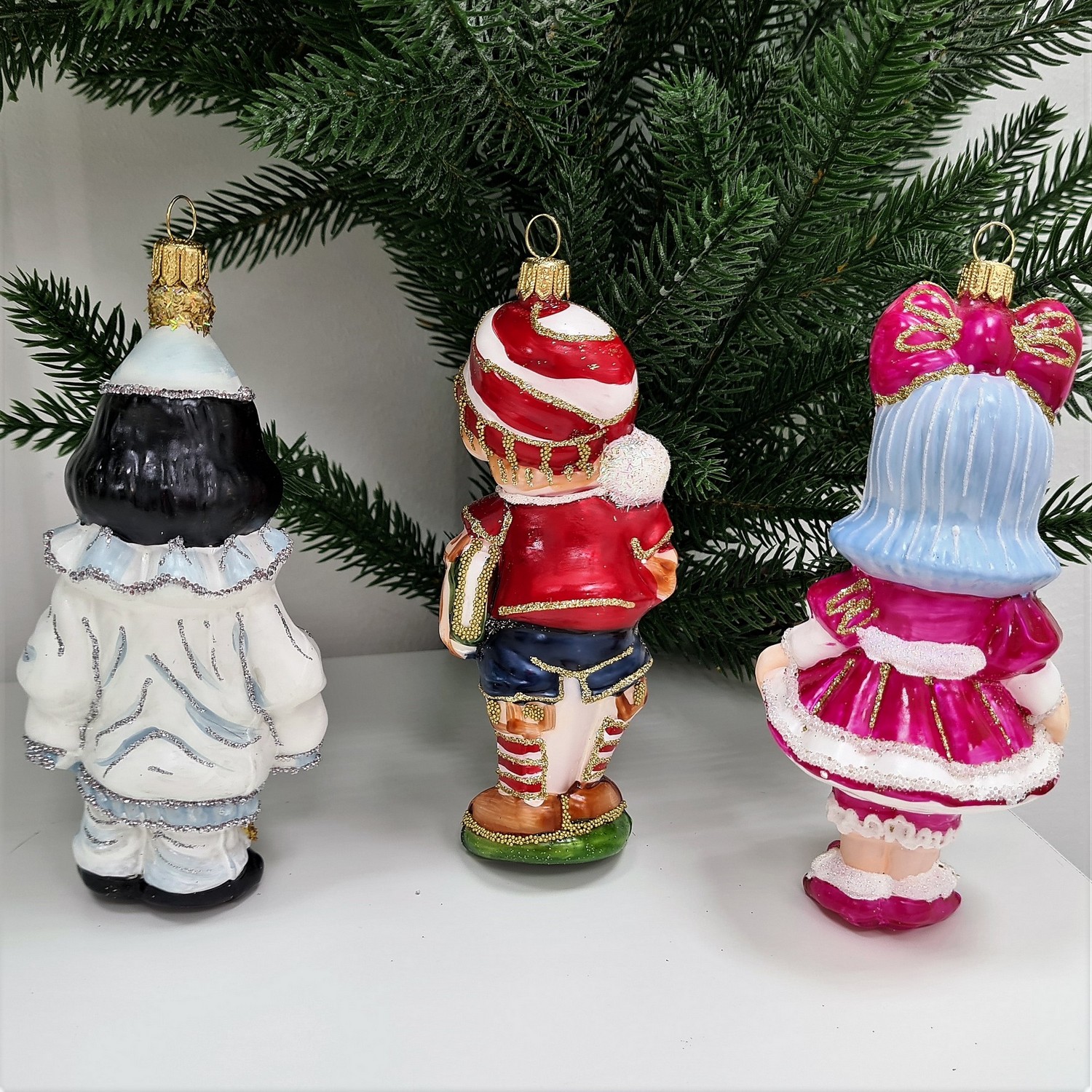 фото Набор ёлочных игрушек Буратино, Мальвина и Пьеро