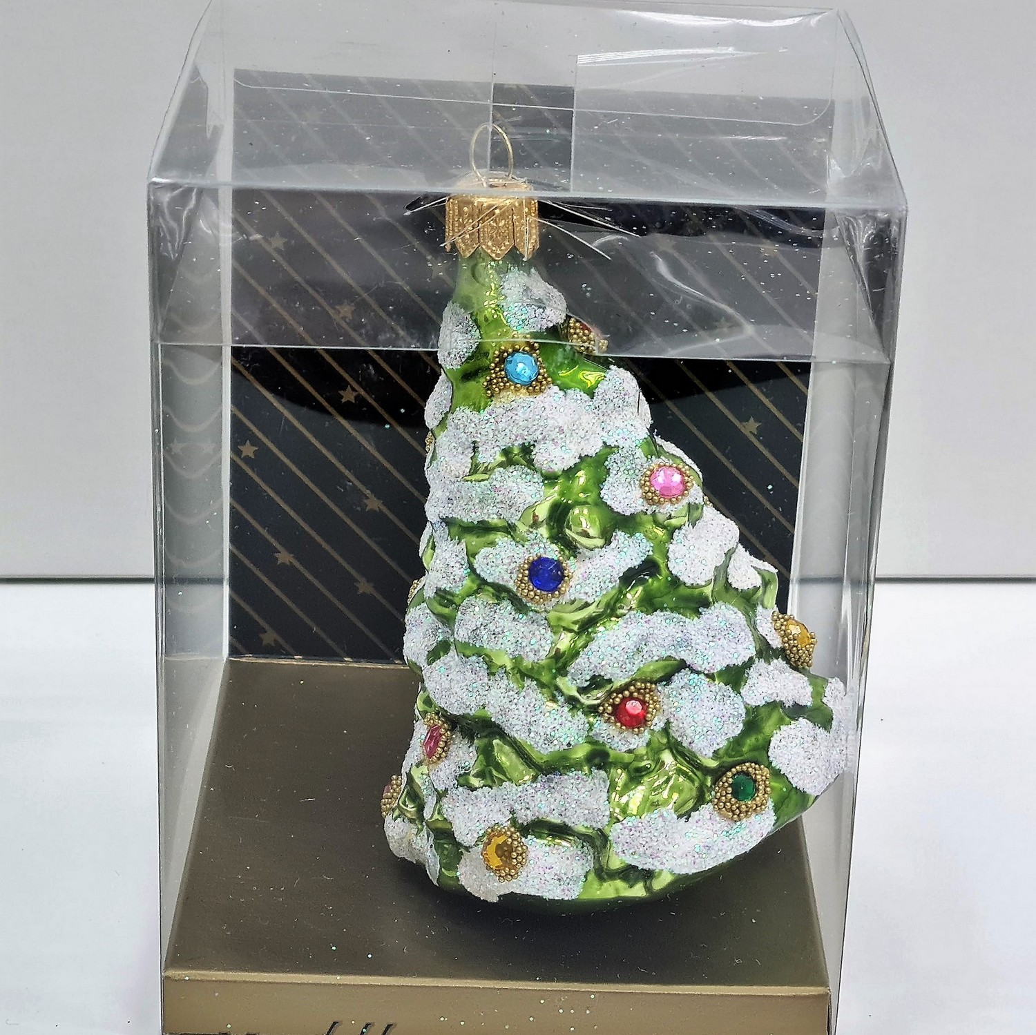 фото Стеклянная елочная игрушка Елочка