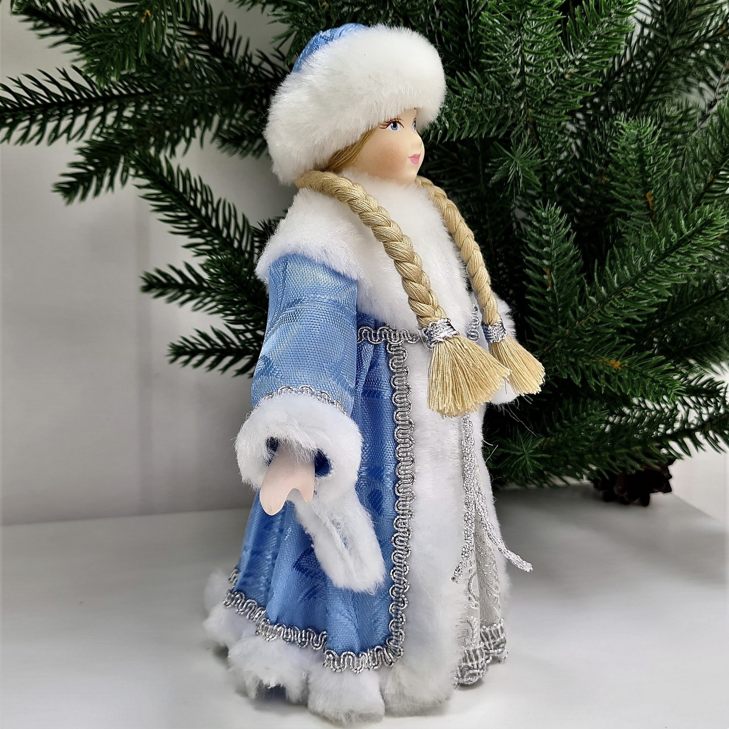 фото Кукла Снегурочка под елку 20 см