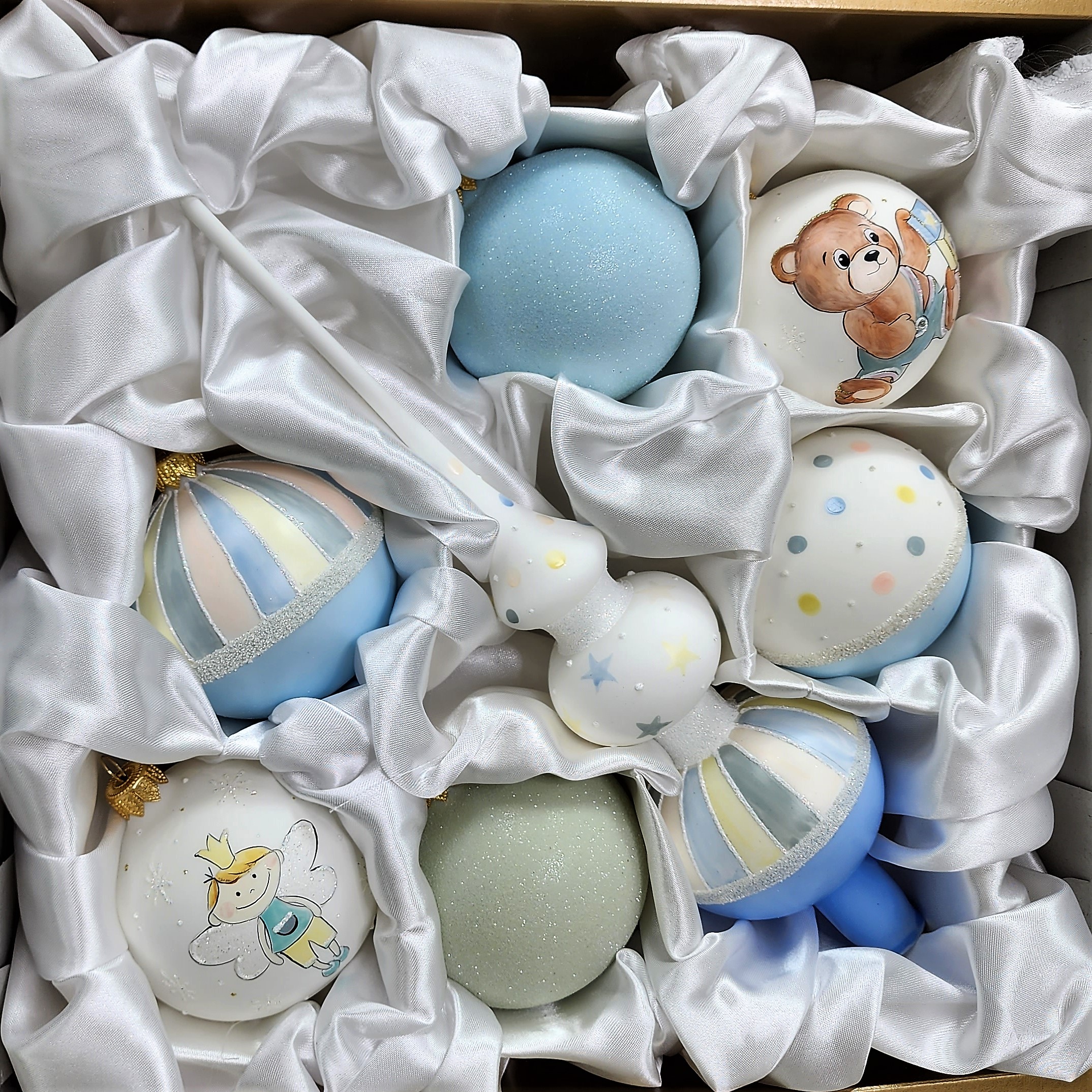 фото Набор ёлочных игрушек Бронза Детский мальчик