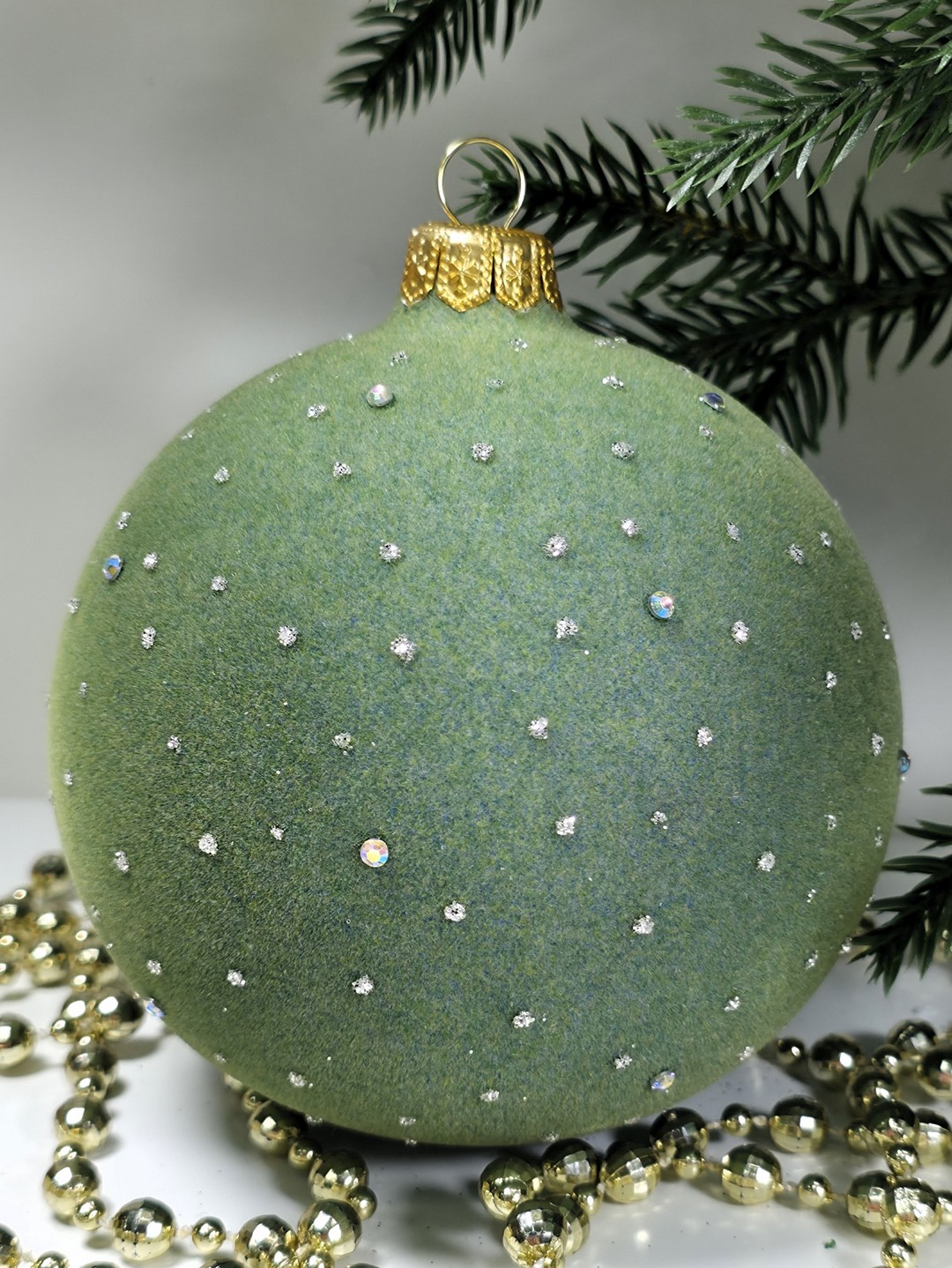 фото Стеклянный шар 100 мм №26